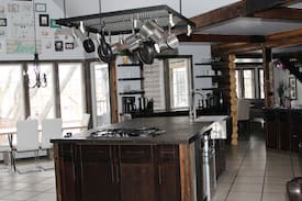 Grayson House | Rustic modern open concept cabin