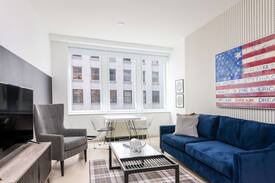 Financial District Apartment | Sonder | Stock Exchange | Sleek 3BR + Lounge