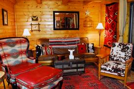 San Juan River Village Cabin | Acorn Cottage Forest Cabin, Hot Tub, Private, View