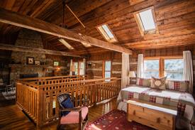 Helmsburg Cabin | Covered Bridge Log Cabin