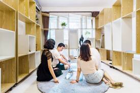 Central Business District Apartment | 【Arch Home】移动迷宫 ——福田中心区,福民地铁口,可步行至福田口岸、皇岗口岸
