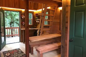 Aptos Cabin | Cabin at Juju Paradise:Santa Cruz Redwoods Retreat
