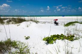 Sarasota House | Little Lido Beach House JUST SAND & A FEW TREES BETWEEN YOU & THE BEACH!