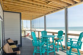 Cape San Blas House | Two Decks, One Screened-In, Gulf Front Home with the Bay Just on Other Side ~ Sippin' by the Sea