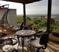 Kabri Apartment | Whole kibbutz apartment, view of the sea