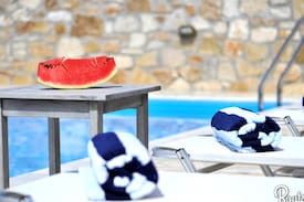 Lakka House | Villa Faros with private pool & good views