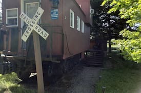 Troutdale Other | Little Red Caboose with a view