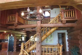 Rushford Lake House | Look Out Lodge on Rushford Lake- The Wolf Room