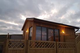 Reykholt House | Ystumóar 3. Cabin for 2-3 with kitchen and hot tub