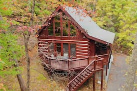 Chalet Village Cabin | Ursa Manor Log Cabin in Gatlinburg & GSMNP WiFi