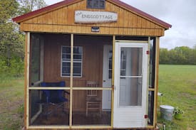 Jenkins House | Camper Cabin at Alpaca Farm in Lake Country!