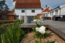 Woodbridge Cabin | Hayloft Suffolk riverside Letheringham Watermill
