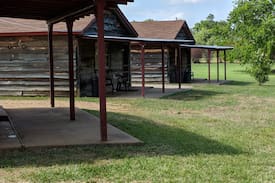 Hugo Cabin | Salt Creek Cabins & RV Park.. Rustic/Western decor