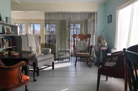 Lunenburg House | Cozy Cottage by Lake Whalom; Guest Bed