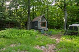 Williamsburg Cabin | Hermit's Hut, High Meadow, Patchwork Farm Retreat