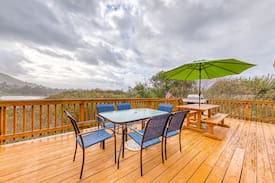 Rockaway Beach House | Dog-friendly lake view home w/ deck & grill - walk to the beach!