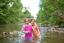 Haywood House | The River House at the Swinging Bridge