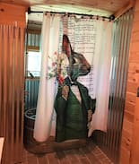 Kinderhook House | Country Getaway Tiny House in Woods w/Pool nearby.
