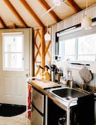 Golden Other | Two Ravens Yurt: Romantic, Modern, Eco-Friendly.