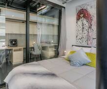Albuquerque Original Townsite Apartment | Unique Glass Condo in Downtown