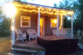 Merkel House | Cabin in the Woods with Hot Tub and Trails