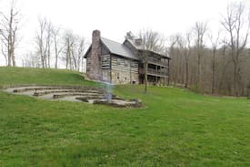 Wheeling Cabin | Camp Agaming: a Private 35-Acre Log Cabin Retreat