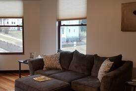 New Glarus Apartment | The Hideaway Downtown New Glarus