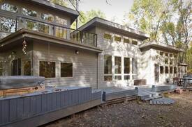 Michigan City House | Secluded Modern Retreat Near Beach - "Sandlot"