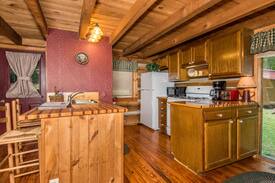Helmsburg Cabin | Snoozing Moose Log Cabin