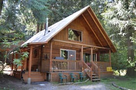 Glacier Villa | LANDON'S LOG CABIN in GLACIER near Mt. BAKER