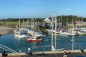 Littlehampton Cabin | Riverview Holiday Cottage, Littlehampton harbour.