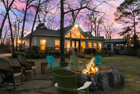 Tool House | Stunning Cedar Creek Lake House w/Insane Boat Dock