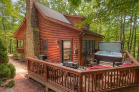 Deep Gap Cabin | Bear Point Cabin-Powder Horn,Deep Gap - Hot Tub!