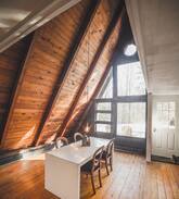 Kerhonkson House | A Black A- Frame: Sustainable Catskills A-Frame