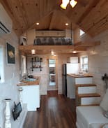 Crooked Lake House | Lil cedar tiny home, on crooked lake