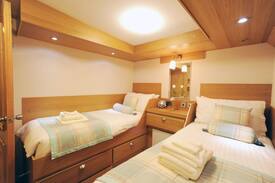 Inverness Boat Rental | Alba Cabin on Luxury Trawler Yacht, Inverness