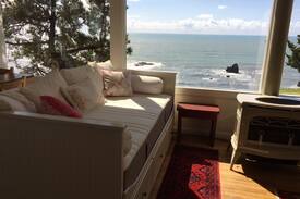 Westhaven-Moonstone Cabin | Trinidad Bluff House - panoramic, whitewater view
