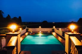 Changewater Villa | 8 acre Mediterranean style villa with 20 mile view