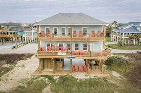 Crystal Beach House | Seaing is Believing, Dogs, Beachfront, Crystal Beach, Bolivar, Texas