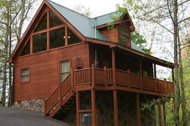 Gatlinburg - Pigeon Forge Cabin | KOZY BEAR KORNER--Rustic/Romantic-Pri/HTub/Arcade