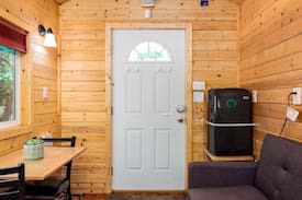 Fall Creek House | Riverfront Tiny House Retreat with Hot Tub