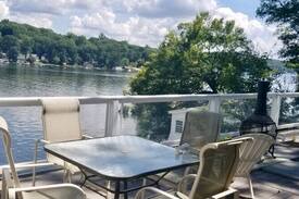 Glasser Cabin | Lake Hopatcong Waterfront -Raccoon Island-Dock