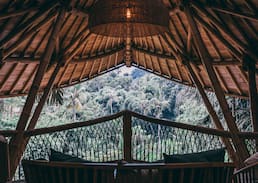 Abiansemal Villa | Aura House 2bds Eco Bamboo House, Pool, River View