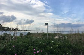 Saunderstown House | Plum Point Beach House Bay views near Jamestown