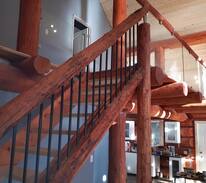 Anglemont House | Authentic log home overlooking Shuswap lake.