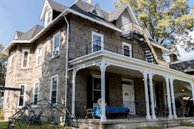 Northwest Philadelphia House | The Sunflower Room at a Historic Germantown home.