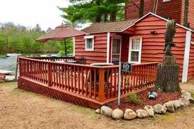Minocqua Cabin | Sand Castle on Lake Minocqua, at Sunset Bay Resort