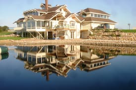 Shelby County House | Valley View with a Pond