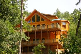 Lake Lure Cabin | Resort Dirty Dancing Cabin Overlooks Waterfalls