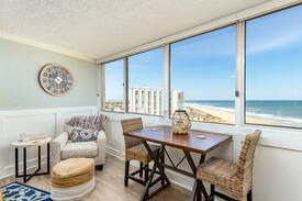 Midtown Ocean City Apartment | Antigua 803 - Newly-Renovated Oceanfront, Pool, Volleyball!